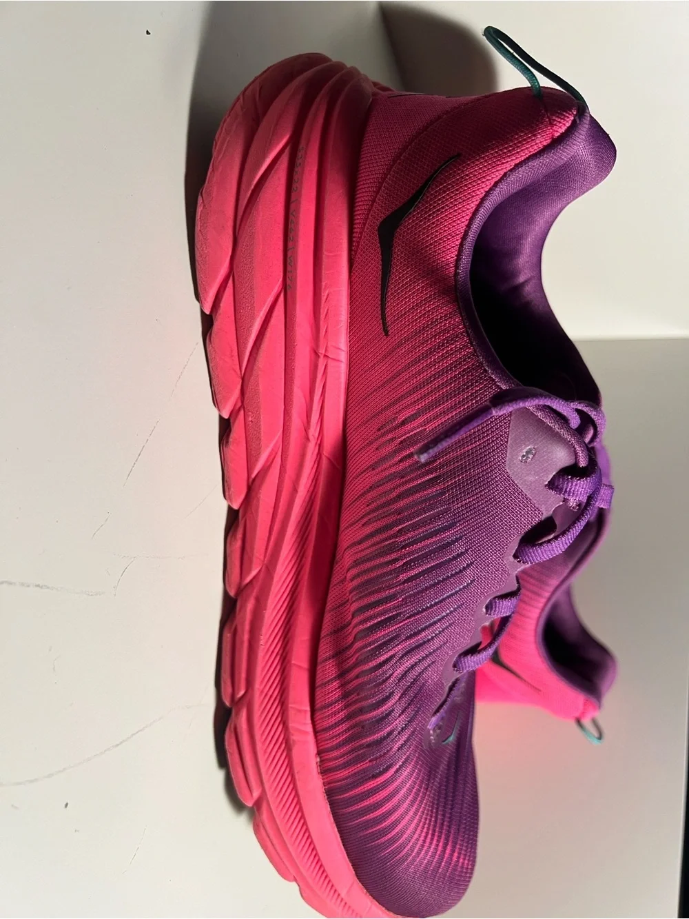Hoka Women's Pink and Purple Running Shoe